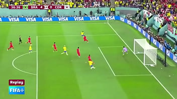 Brazil Dominating Korea From Behind