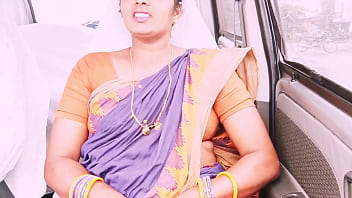 Desi Servant Girl Gets Nasty In The Car With Dirty Telugu Whispers And Golden Shower Action