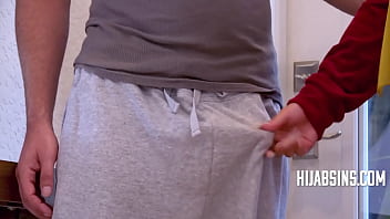 Sweaty Trainer Pounds His Exotic Arabian Client