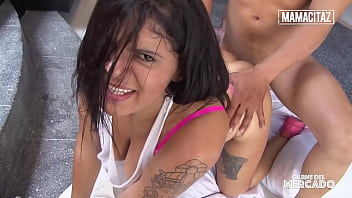Plump 18-year-old Latina Vick Valencia Gets Slicked Up And Pounded Hard By A Stranger – Market Meat