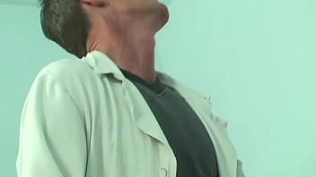 Aging Physician Shaves And Fucks The Tight Young Cunt Of A Hot Brunette With Petite Natural Tits