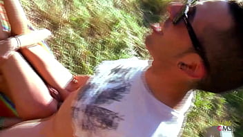 Milf Hunter Seduces A Desperate Brunette Slut And Pounds Her Tight Ass In The Public Park