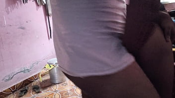 Desi Bhabhi Gets Drilled By Uncle While Pretending To Mend Clothes