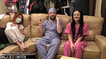 Become The Nurse As Blaire Celeste Takes A Massive Cum Blast To The Mouth