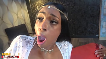 Sultry Ebony Milf Seduces Her Boss In A Steamy Job Interview, Using Her Plump Lips, Massive Tits, And Juicy Ass To Drain His Thick Cock Dry