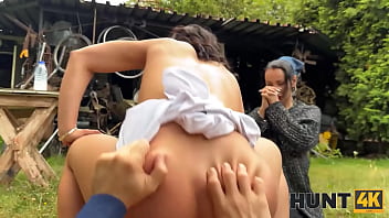 Wild Outdoor Fuck With A Hot Brunette Babe