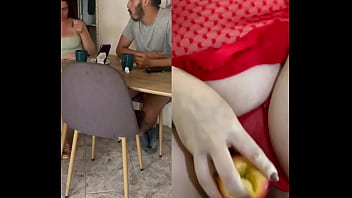 Mature Amateur And Young Girl Part Two Getting Wild On The Dining Table
