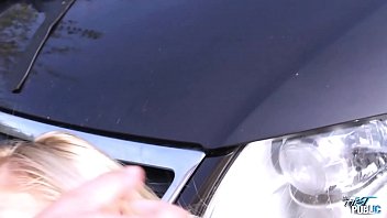 Public Pretty Blonde Begs Fake Agent To Fuck Her Harder In Front Of Everyone